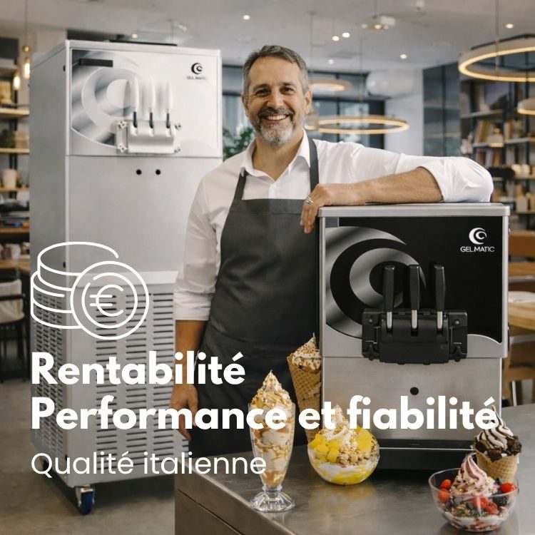 Rentabilité des machines à glaces gelmatic