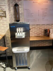 Machine à glaces professionnelle chez Alain Ducasse